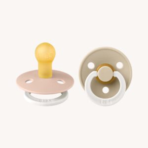 Bibs Dummy Night Glow Duo - Blush & Vanilla