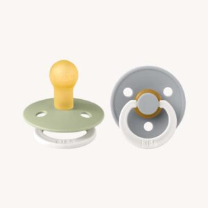 Bibs Night Glow Dummy Duo in Sage & Cloud