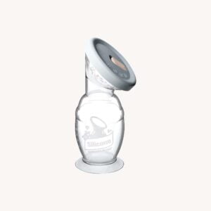 Silicone breast pump and cap set